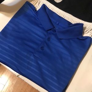 Nike Golf  Blue Polo  Standard fit Dri-Fit Size L